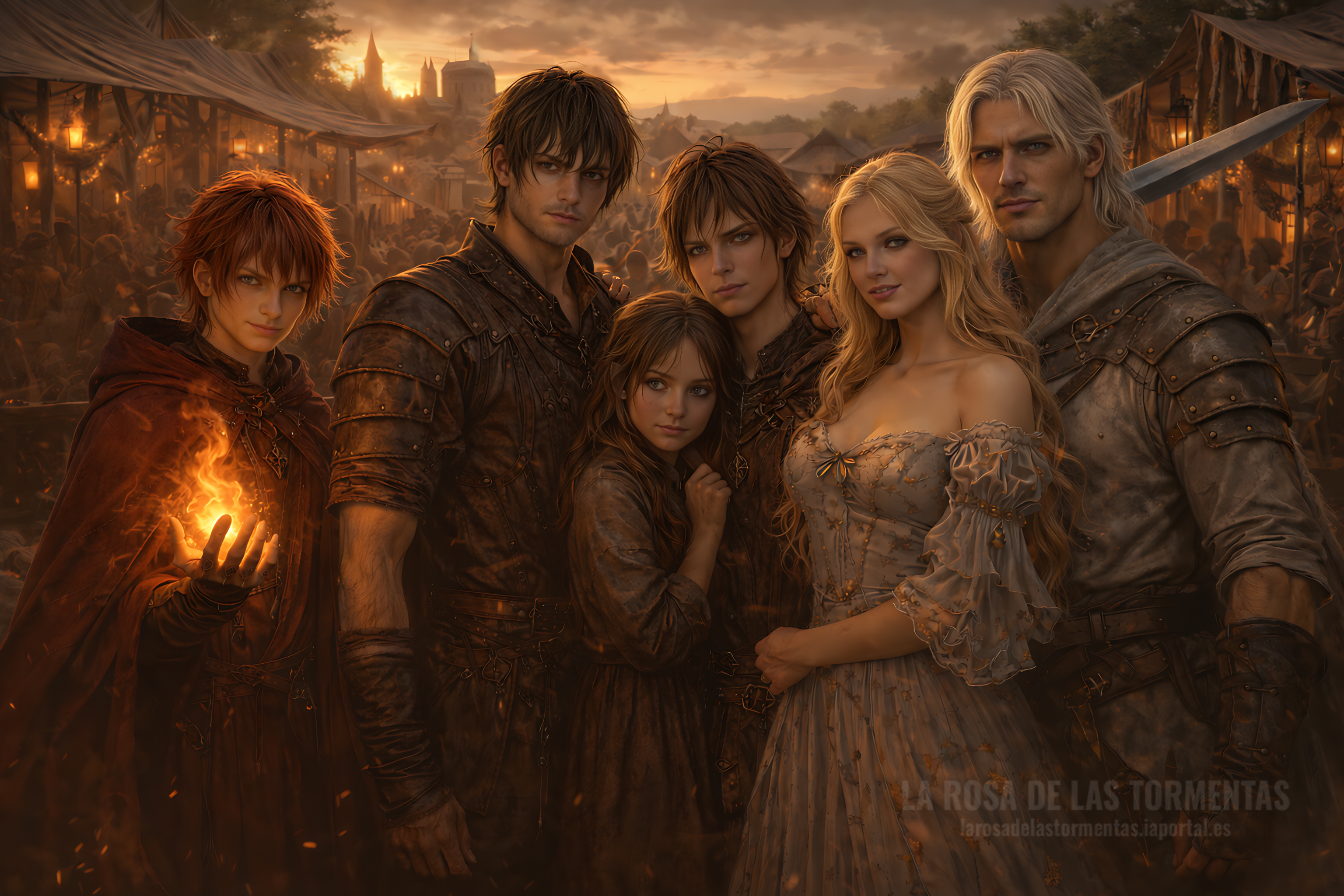 Fiesta de la cosecha de Ryuminyel. Último momento de calma antes de que los amigos se separen para siempre.